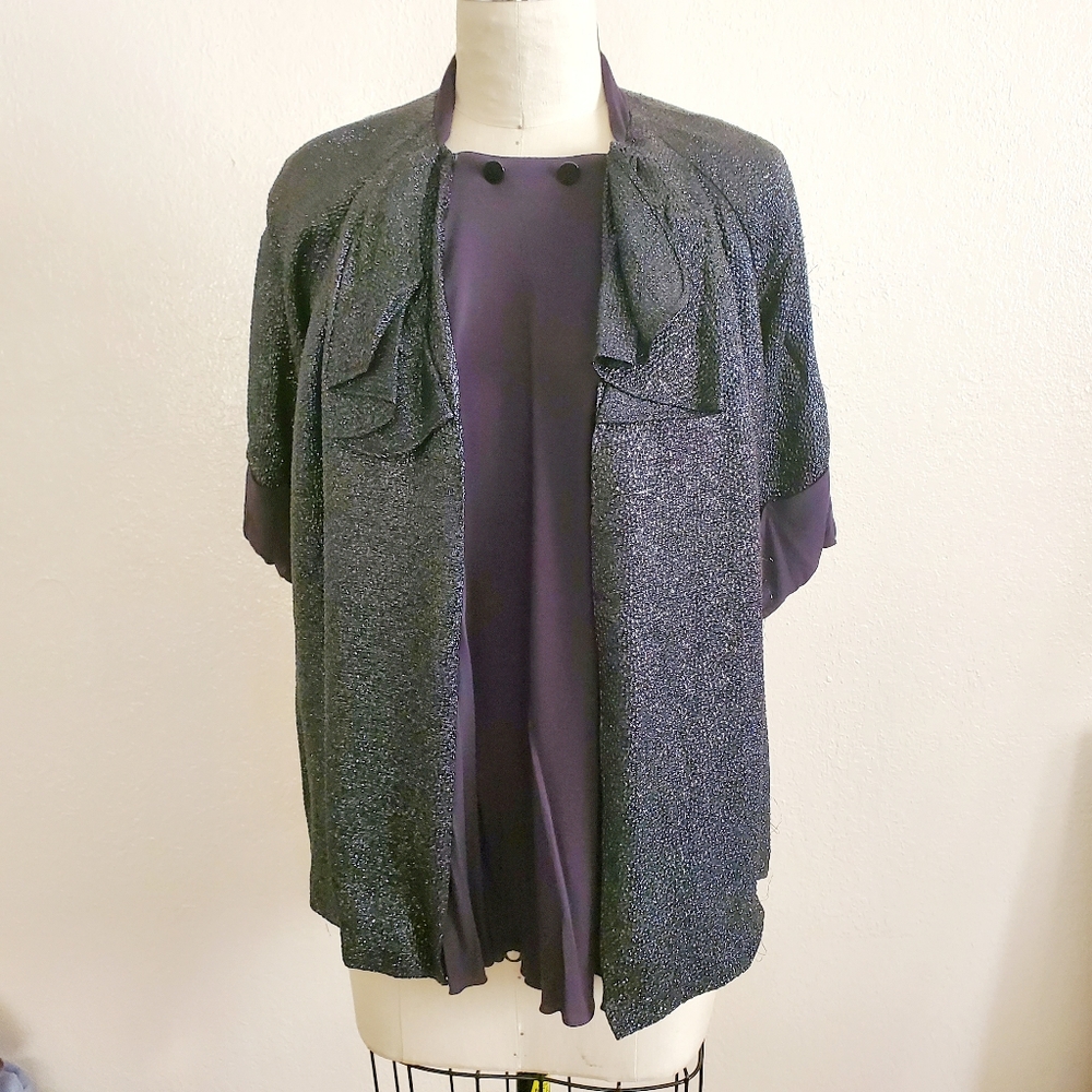 Mayle Two-fer Top. Size 4-6, size small.